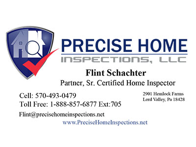 Precice Home Inspections LLC Business Card